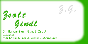 zsolt gindl business card